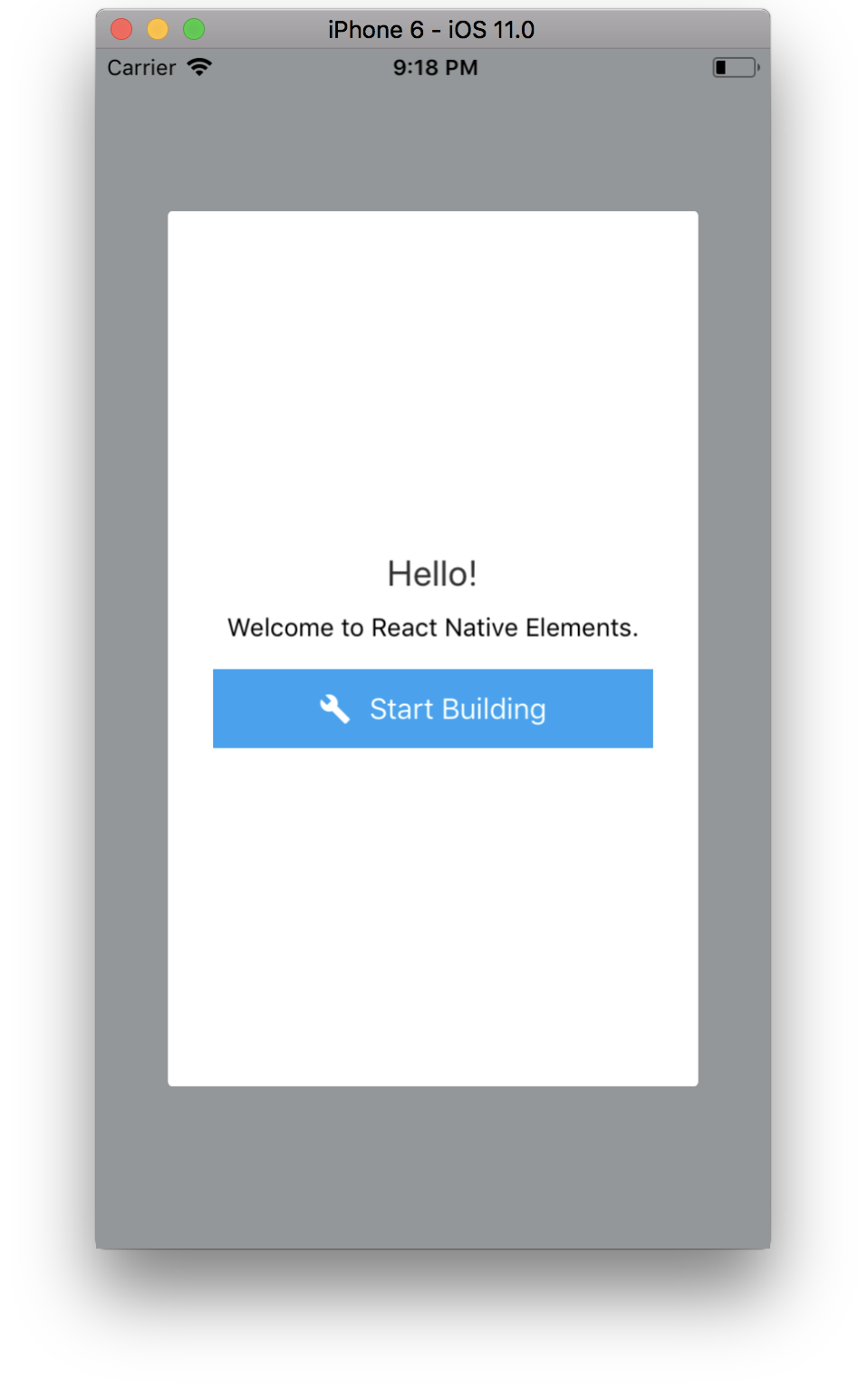 Overlay React Native Elements